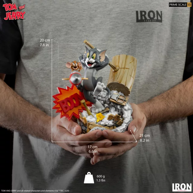 Soška Tom & Jerry - Tom a Jerry Prime Scale 1/10 (Iron Studios)