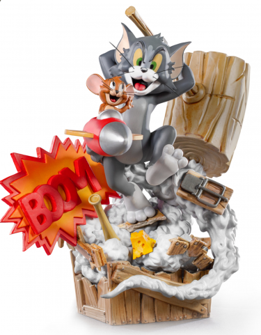Soška Tom & Jerry - Tom a Jerry Prime Scale 1/10 (Iron Studios)