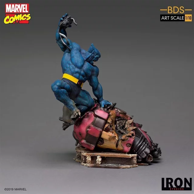 Soška X-Men - Beast BDS Art Scale 1/10 (Iron Studios)