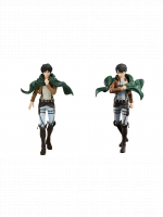 Výhodný set Attack on Titan - Levi + Eren Yeager (Grandista) (BanPresto)