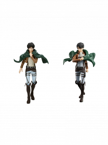 Výhodný set Attack on Titan - Levi + Eren Yeager (Grandista) (BanPresto)