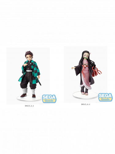 Výhodný set Demon Slayer - Nezuko Kamado + Tanjiro Kamado (Sega)