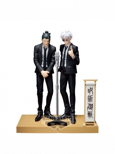 Výhodný set Jujutsu Kaisen - Figurka Satoru Gojo + Suguru Geto Diorama (BanPresto)