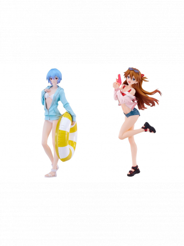 Výhodný set Rebuild of Evangelion - Rei Ayanami + Asuka Shikinami Langley (Pop Up Parade)