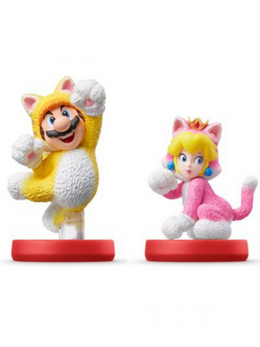 Figurka amiibo - Cat Mario & Cat Peach