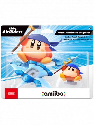 Figurka Amiibo Kirby Air Riders - Bandana Waddle Dee & Winged Star