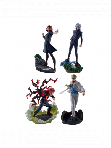 Figurka Jujutsu Kaisen - Nobara, Gojo, Yuuji, Nanam (set 4 figurek) (MegaHouse)