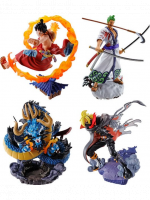 Figurka One Piece - Luffy, Zoro, Sanji, Kaido Wano ver. (set 4 figurek) (MegaHouse)
