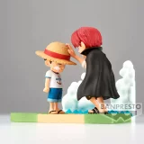 Figurka One Piece - Monkey Luffy & Shanks Diorama (Log Stories) (BanPresto)