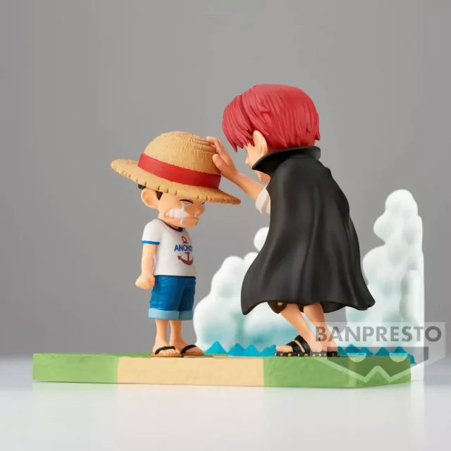 Figurka One Piece - Monkey Luffy & Shanks Diorama (Log Stories) (BanPresto)