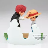 Figurka One Piece - Monkey Luffy & Shanks Diorama (Log Stories) (BanPresto)
