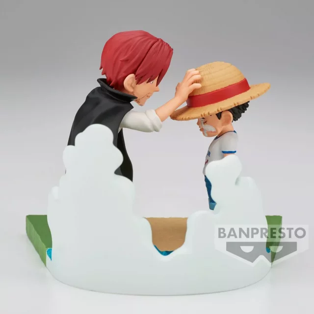 Figurka One Piece - Monkey Luffy & Shanks Diorama (Log Stories) (BanPresto)