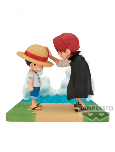 Figurka One Piece - Monkey Luffy & Shanks Diorama (Log Stories) (BanPresto)