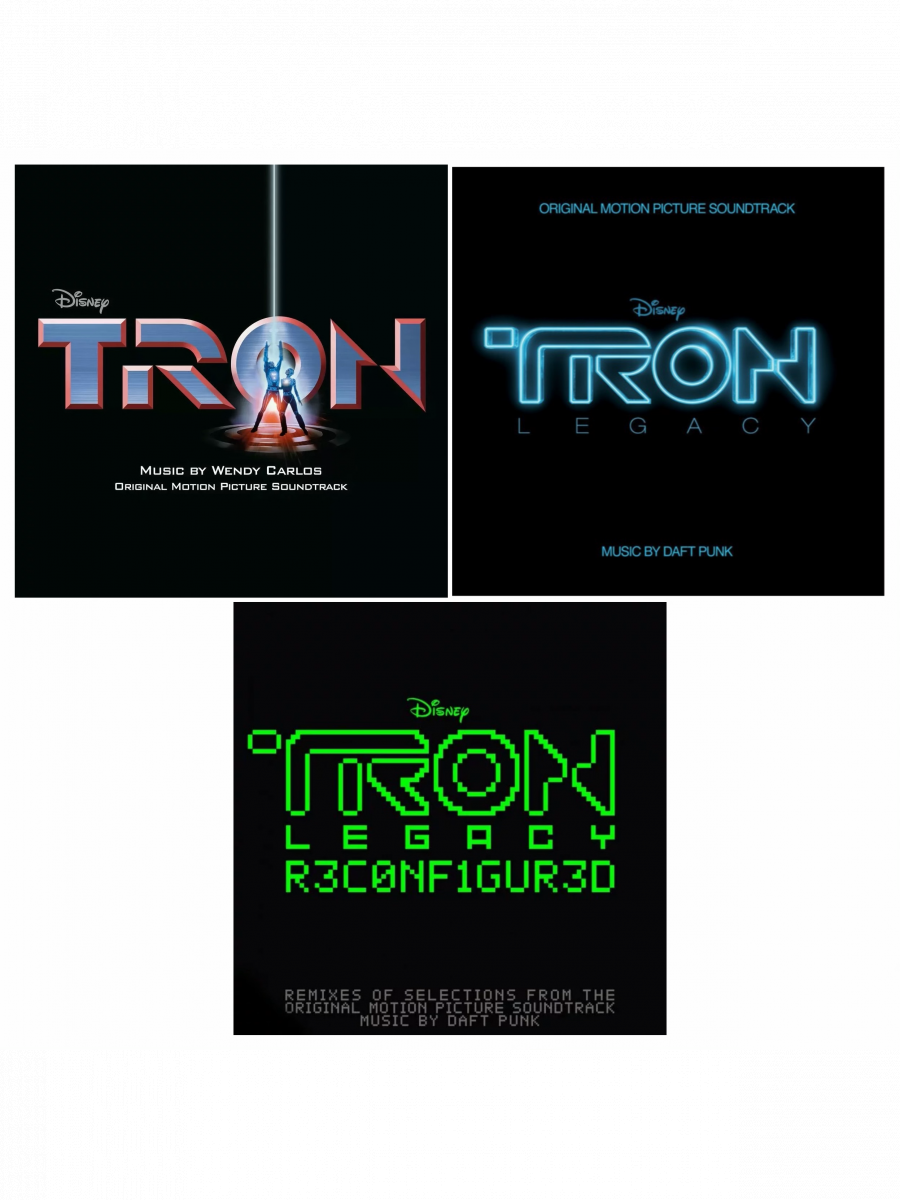 Bertus Výhodný set Tron - Oficiální soundtrack Tron, Tron: Legacy + Tron: Legacy Reconfigured na LP
