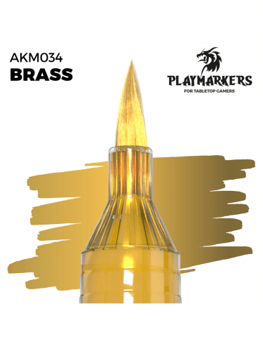AK PlayMarkers (Brass) - fixa, barva mosazi