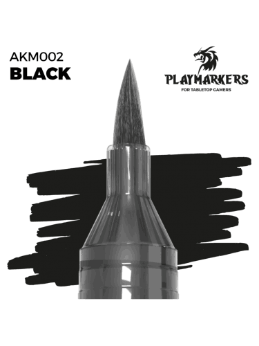 AK PlayMarkers (Black) - fixa, černá barva