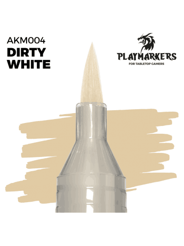 AK PlayMarkers (Dirty White) - fixa, krémově bílá