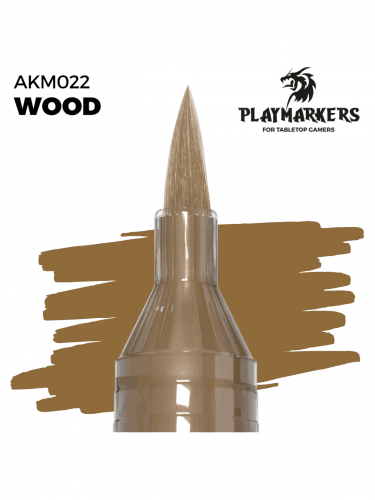 AK PlayMarkers (Wood) - fixa, odstín dřeva