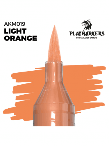 AK PlayMarkers (Light Orange) - fixa, světle oranžová barva