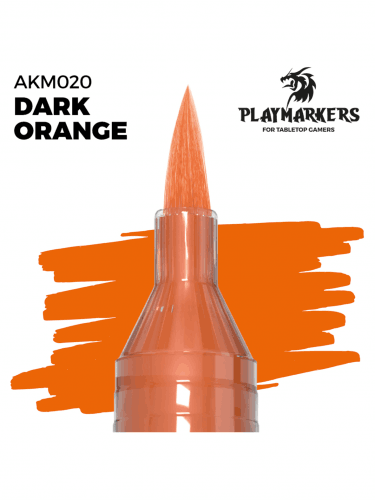 AK PlayMarkers (Dark Orange) - fixa, tmavě oranžová barva