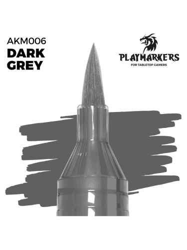 AK PlayMarkers (Dark Grey) - fixa, tmavě šedá barva