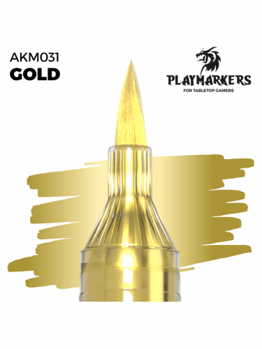 AK PlayMarkers (Gold) - fixa, zlatá barva
