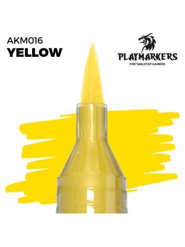 AK PlayMarkers (Yellow) - fixa, žlutá barva