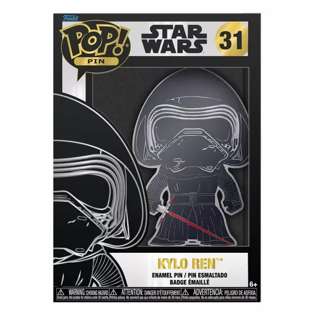 Odznak Star Wars - Kylo Ren (Funko POP! Pin Star Wars 31)