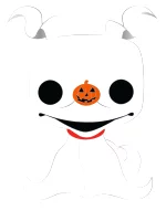 Odznak The Nightmare Before Christmas - Zero (Funko POP! Pin Disney)