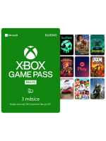 Microsoft Xbox Game Pass pro PC 3 měsíce [pro CZ účty] (PC DIGITAL)
