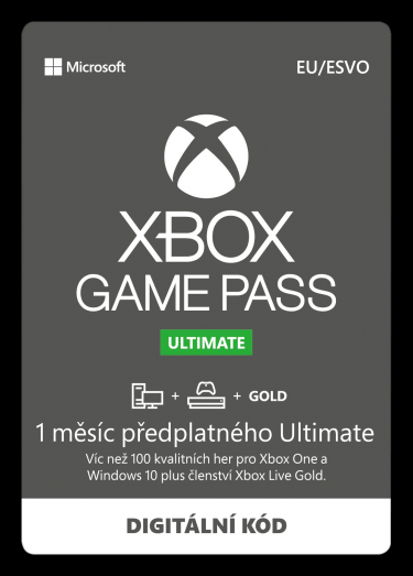 Microsoft Xbox Game Pass Ultimate - 1 měsíc (DIGITAL)