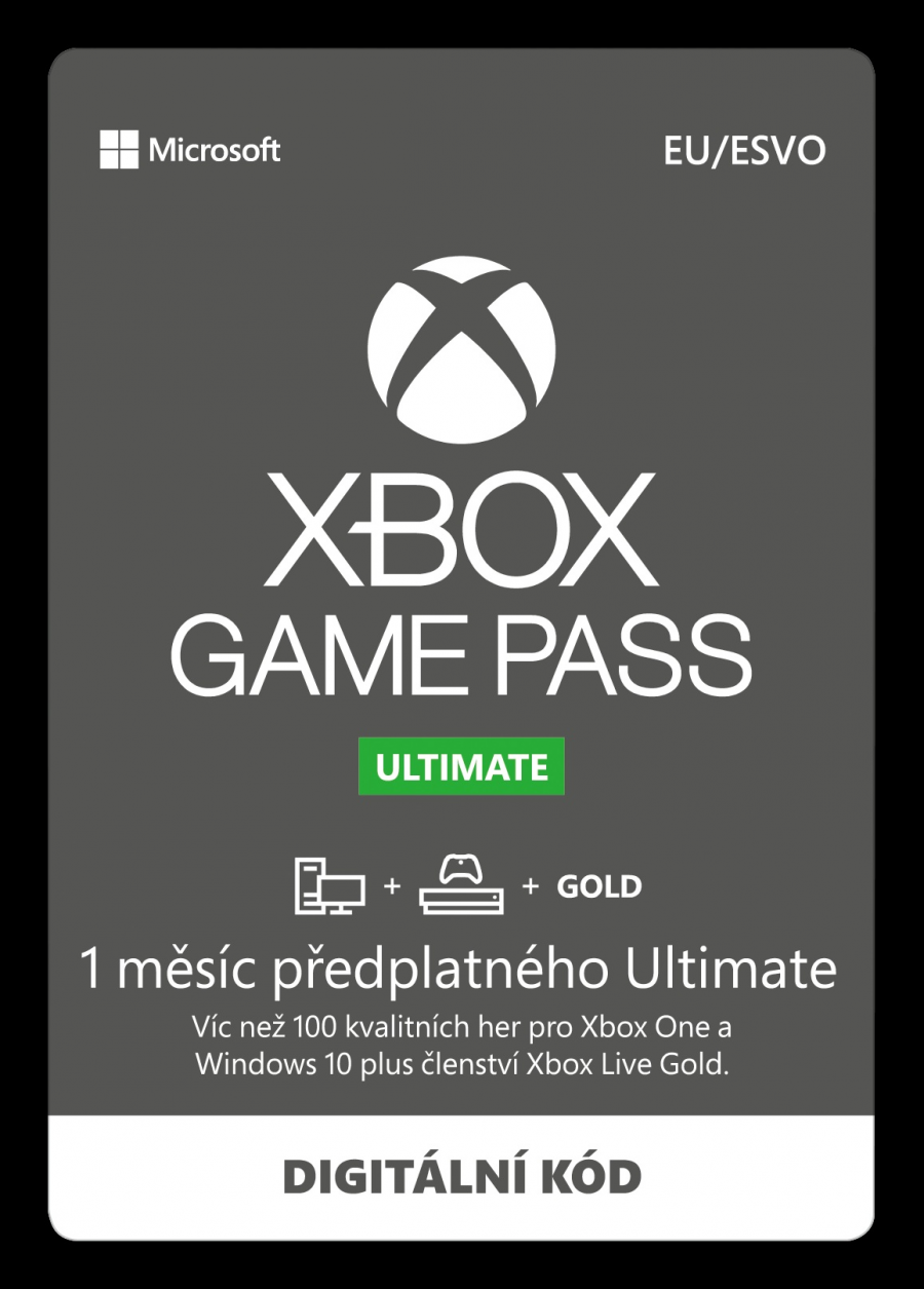 Microsoft Xbox Game Pass Ultimate - 1 měsíc (PC)