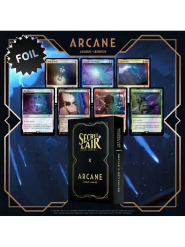 Karetní hra Magic: The Gathering Secret Lair x Arcane - Foil Edition