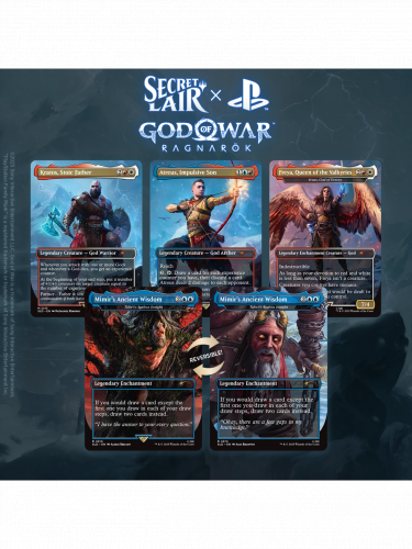 Karetní hra Magic: The Gathering Secret Lair x God of War: Norse