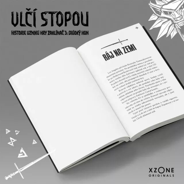 Výhodný set Karetní hra Zaklínač 3: Divoký Hon - Gwint CZ a Kniha Vlčí stopou - Historie vzniku hry Zaklínač 3: Divoký hon