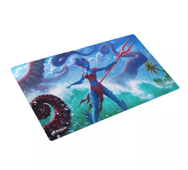 Herní podložka Gamegenic - Magic: The Gathering - Doublesided Playmat: Reality Fracture - Kiora of Salt and Sand & Fire and Ashes - Magic The Gathering