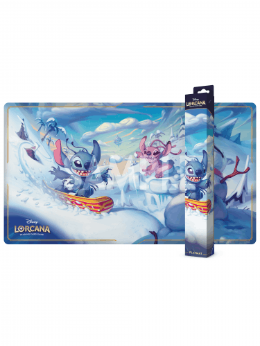 Herní podložka Lorcana: Hyperia City - Stitch and Angel
