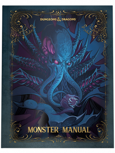 Kniha Dungeons & Dragons - Monster Manual (2024) (alternativní obálka) ENG