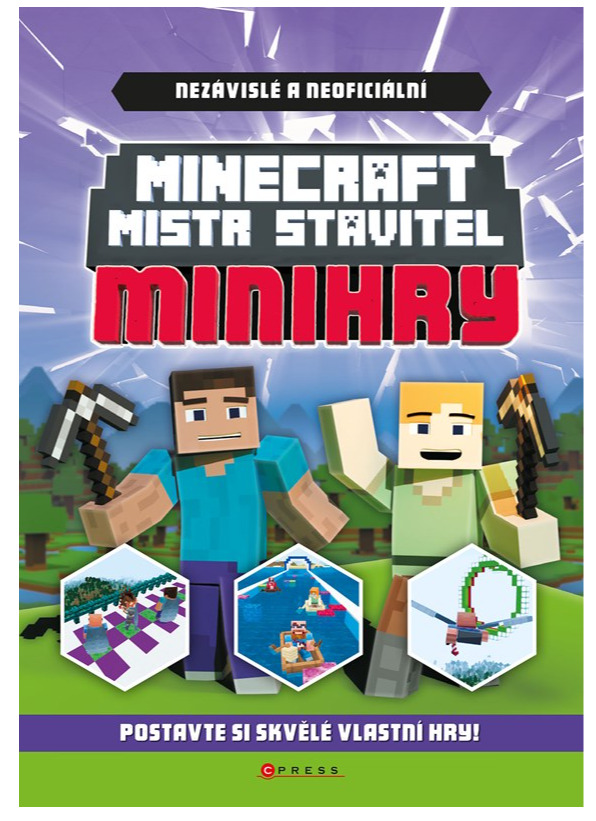Albatros Media Kniha Minecraft - Mistr stavitel: Minihry