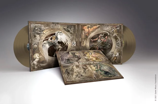 Oficiální soundtrack Heroes of Might andamp; Magic III na 2x LP (Stronghold Tan)