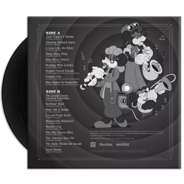 Oficiální soundtrack MOUSE: P.I. For Hire (Patryk Scelina) na LP - Vinylová deska