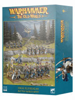 Warhammer The Old World - High Elf Realms - Battle March Army (23 figurek)