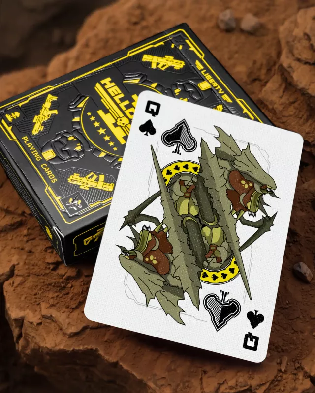 Hrací karty Helldivers 2 - Judgement Black