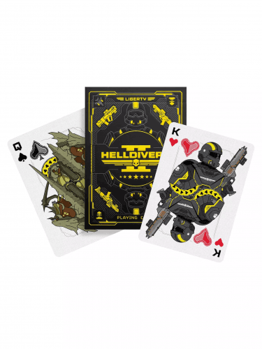 Hrací karty Helldivers 2 - Judgement Black