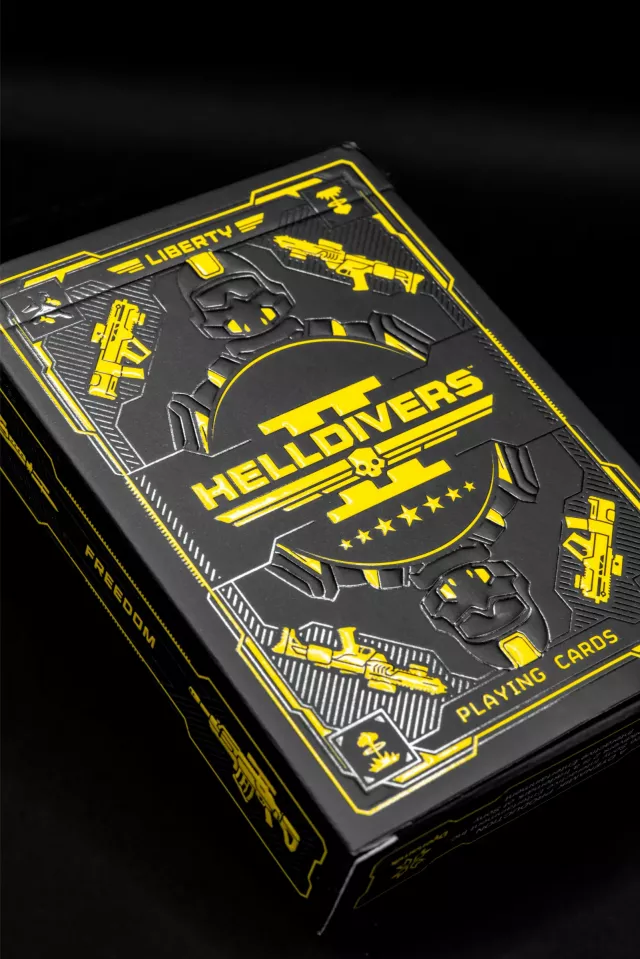 Hrací karty Helldivers 2 - Judgement Black