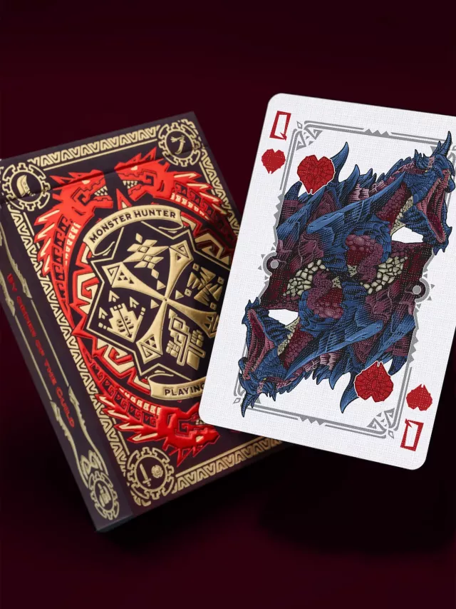 Hrací karty Monster Hunter - Collectors Edition Red
