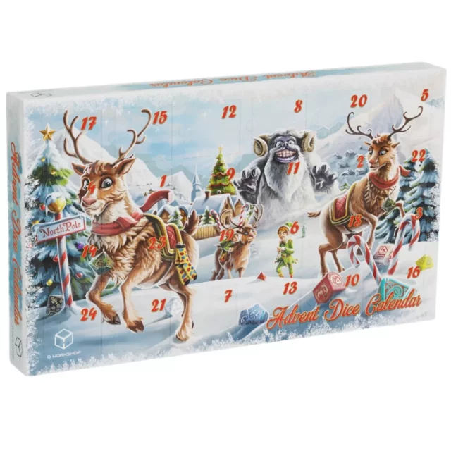 Adventní kalendář Advent Dice Calendar 2022 (Q-Workshop)