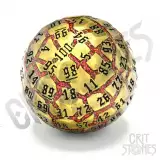 Kostka Lava Orb - Metal D100 - Kostky