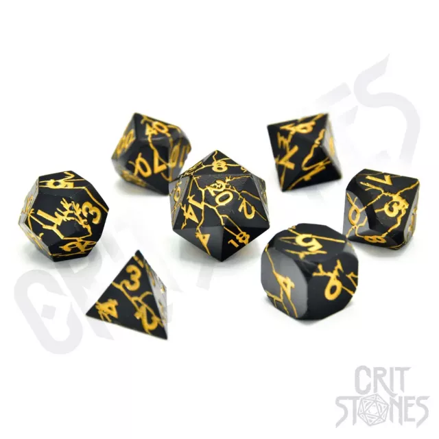 Kostky Torn Mystic Metal - RPG Dice Set (7 ks)