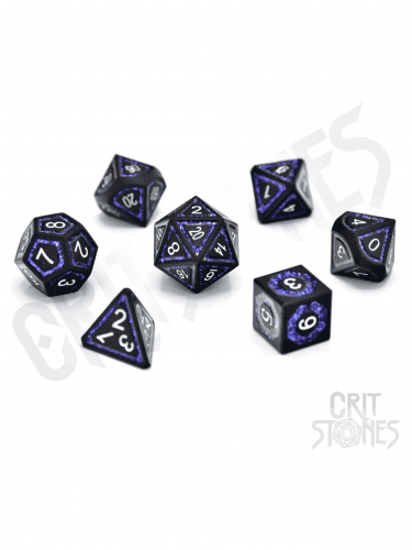 Kostky Astral Gleam Metal - RPG Dice Set (7 ks)